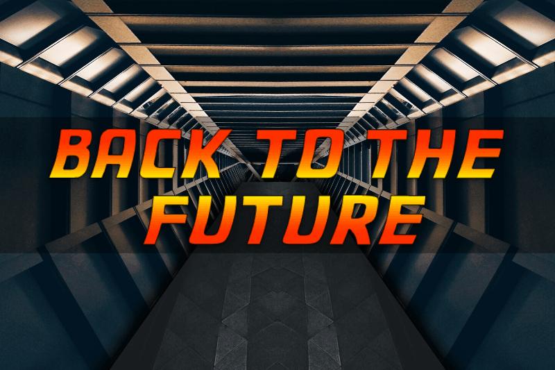 Back To The Future Font Generator Preview