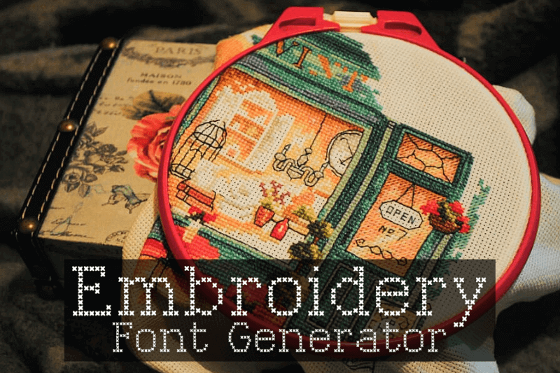 Embroidery Font Generator Preview