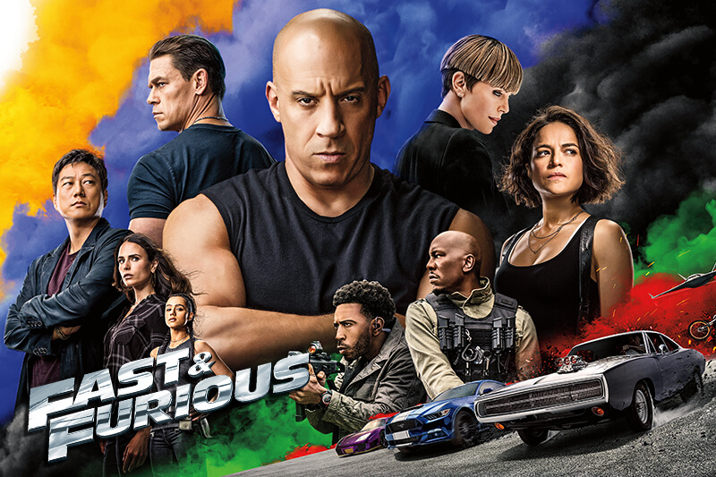 Fast And Furious Font Generator Preview