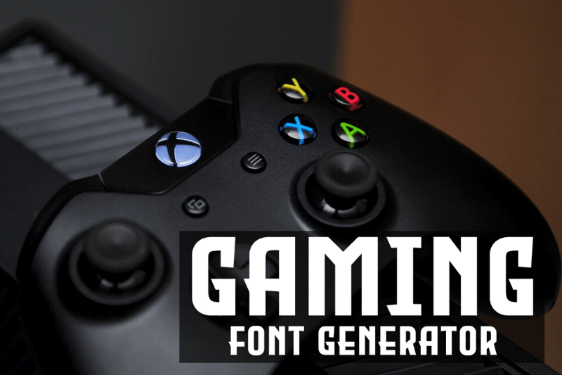 Gaming Font Generator Preview