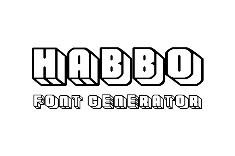 Habbo Font Generator Preview