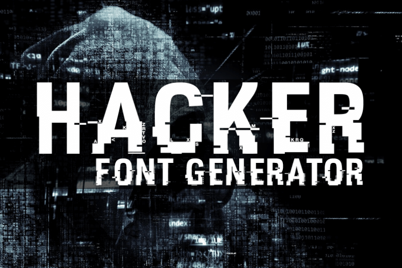 Hacker Font Generator Preview