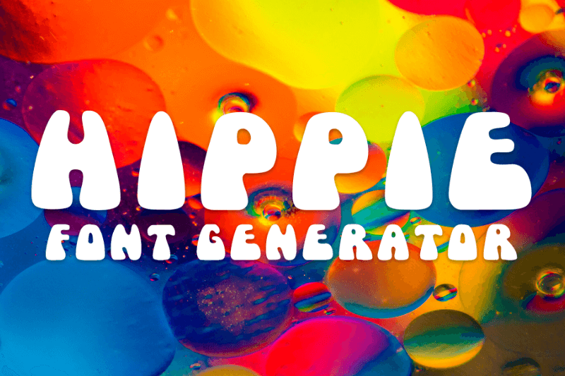 Hippie Font Generator Preview