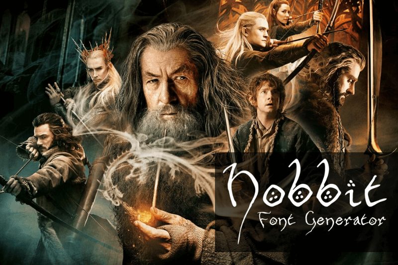 Hobbit Font Generator Preview