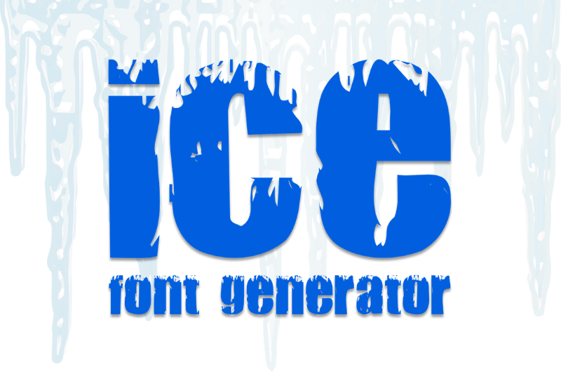 Ice Font Generator Preview