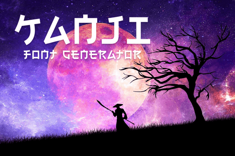 Kanji Font Generator Preview