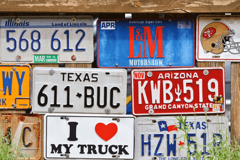 License Plate Font Generator Preview