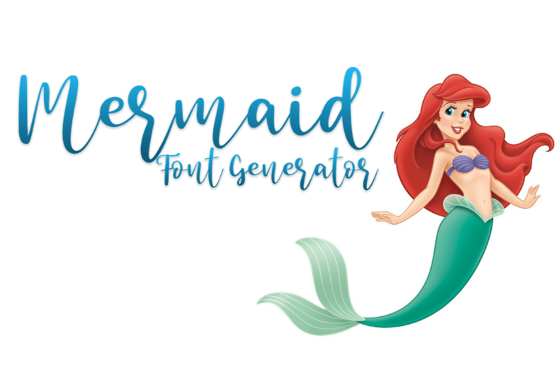 Mermaid Font Generator Preview