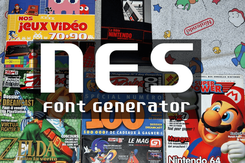 NES Font Generator Preview