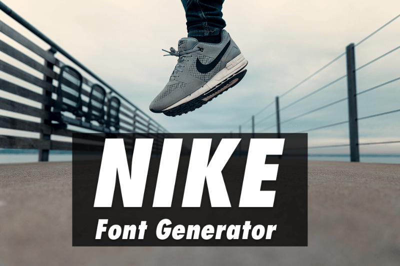 Nike Font Generator Preview