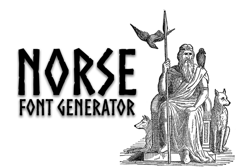 Norse Font Generator Preview
