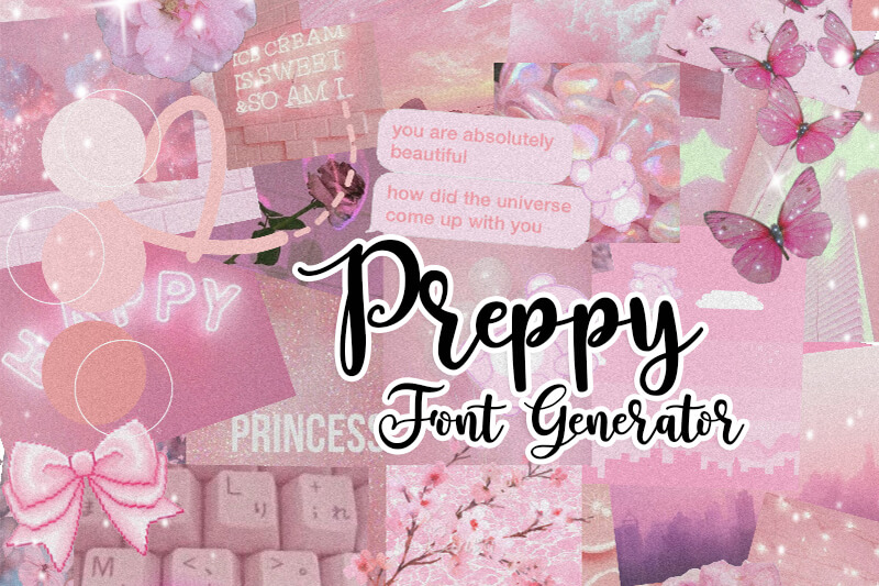 Preppy Font Generator Preview