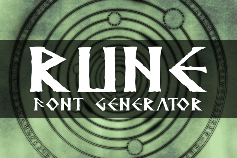 Rune Font Generator Preview