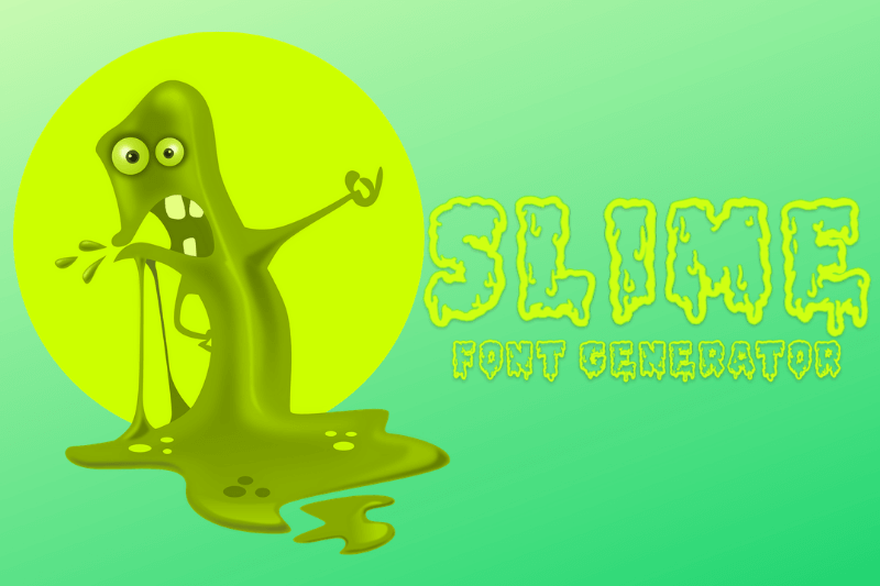 Slime Font Generator Preview