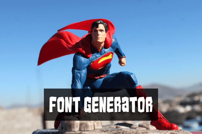 Superman Font Generator Preview
