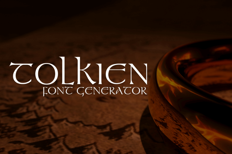Tolkien Font Generator Preview