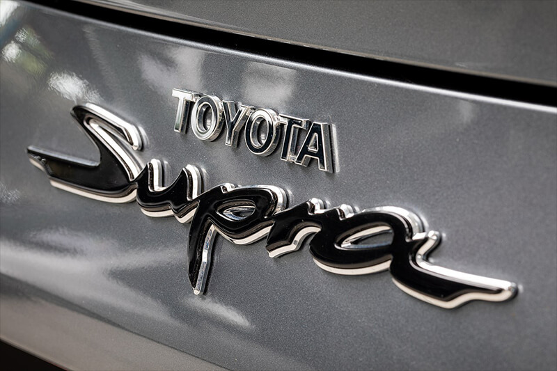 Toyota Supra Font Generator Preview