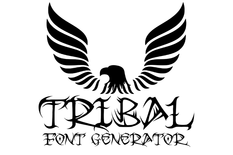 Tribal Font Generator Preview