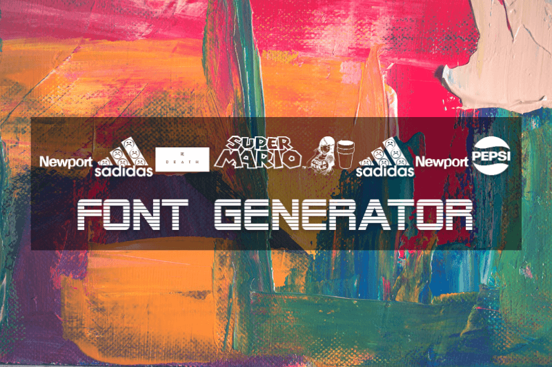 Vaporwave Font Generator Preview