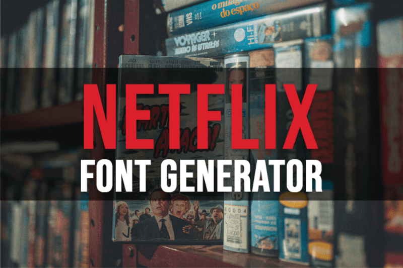 Netflix Font Generator - Fonts Pool