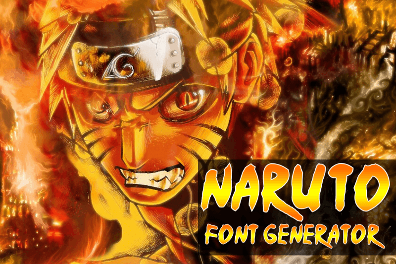 Naruto Font Generator