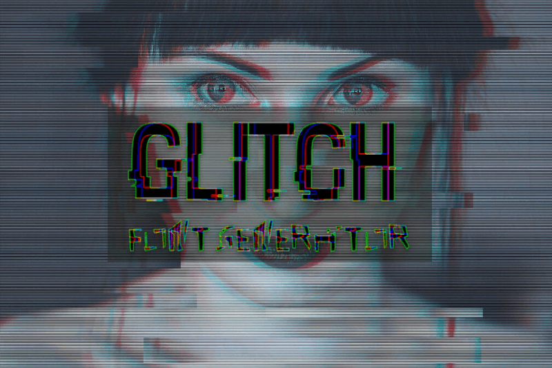 Glitch Font Generator font generator