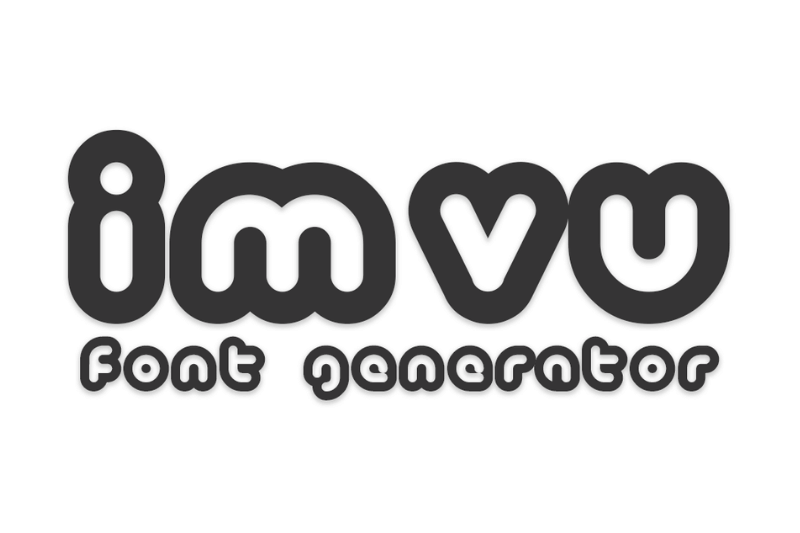 Imvu Font Generator font generator