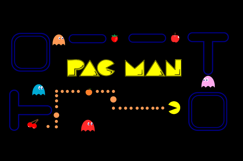 Pacman Font Generator font generator