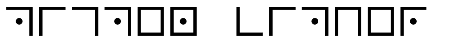 Pigpen Cipher Font preview