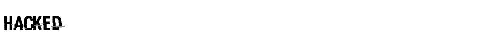 Hacked Font preview
