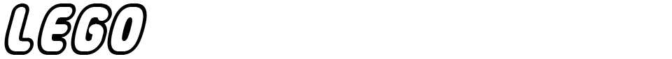 Lego Font preview
