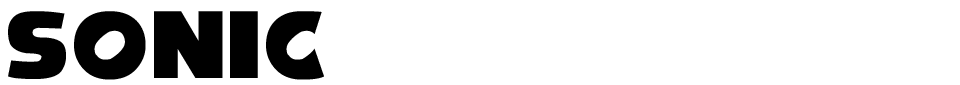 Sonic Font preview