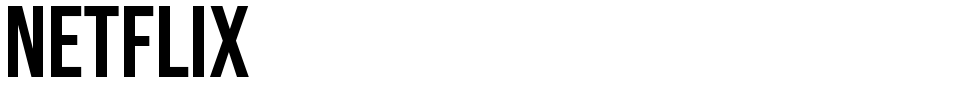 Netflix Font preview