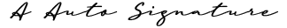 A Auto Signature preview