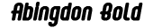 Abingdon Bold preview