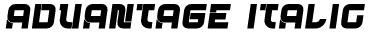 Advantage Italic preview