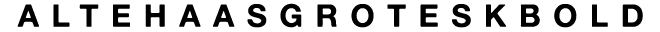 AlteHaasGroteskBold preview