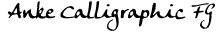Anke Calligraphic FG preview