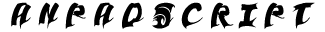 Anpad Script preview