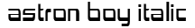 Astron Boy Italic preview