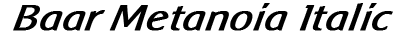 Baar Metanoia Italic preview