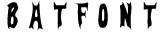 BatFont preview