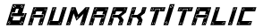 Baumarkt Italic preview