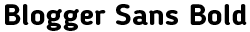 Blogger Sans-Bold preview