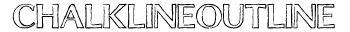 Chalk Line Outline preview