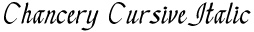 Chancery Cursive Italic preview