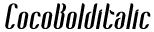CocoBolditalic preview