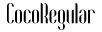 CocoRegular preview