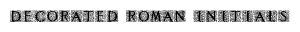 Decorated Roman Initials preview