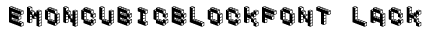 Demon Cubic Block Black preview